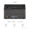 StarTech.com Vieno lizdo kietojo disko trynimo stotelė, autonominis HDD/SSD sanitizer, USB 3.0 į SATA II (3 Gbps), 9 trynimo režimai, LCD ekranas, saugus kietojo disko trynimo dokas, DB-9 spausdintuvo prievadas, TAA atitinkantis