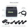StarTech.com Vieno lizdo kietojo disko trynimo stotelė, autonominis HDD/SSD sanitizer, USB 3.0 į SATA II (3 Gbps), 9 trynimo režimai, LCD ekranas, saugus kietojo disko trynimo dokas, DB-9 spausdintuvo prievadas, TAA atitinkantis