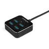 StarTech.com 4 prievadų USB-C šakotuvas – USB-C į 4x USB-A prievadus – SuperSpeed 10Gbps USB 3.2 Gen 2 Type-C šakotuvas – maitinamas iš USB – nešiojamas/kompaktiškas USB-C į USB adapteris nešiojamam kompiuteriui – aliuminis