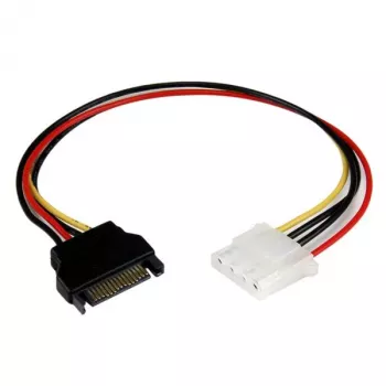 StarTech.com 12 colių SATA į LP4 maitinimo adapterio laidas - F/M, SATA 15 kaiščių, Molex (4 kaiščių), 0,3048 m, Vyriškas, Moteriškas, Tiesus