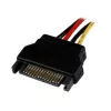 StarTech.com 12 colių SATA į LP4 maitinimo adapterio laidas - F/M, SATA 15 kaiščių, Molex (4 kaiščių), 0,3048 m, Vyriškas, Moteriškas, Tiesus