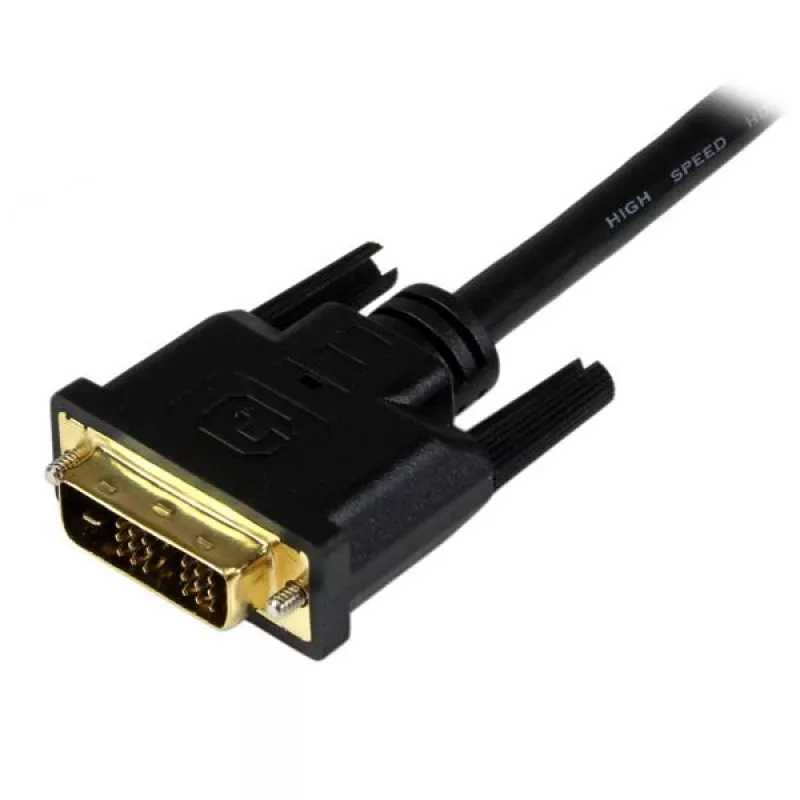 StarTech.com 1,5 m HDMI® į DVI-D laidas - kištukas/kištukas, 1,5 m, HDMI, DVI-D, vyras, vyras, auksuoti kontaktai