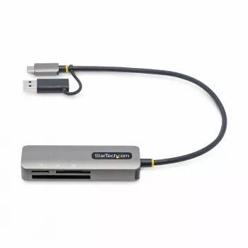 StarTech.com FCREADMICRO3V2 kortelių skaitytuvas USB 3.2 Gen 1 (3.1 Gen 1) Type-C pilka