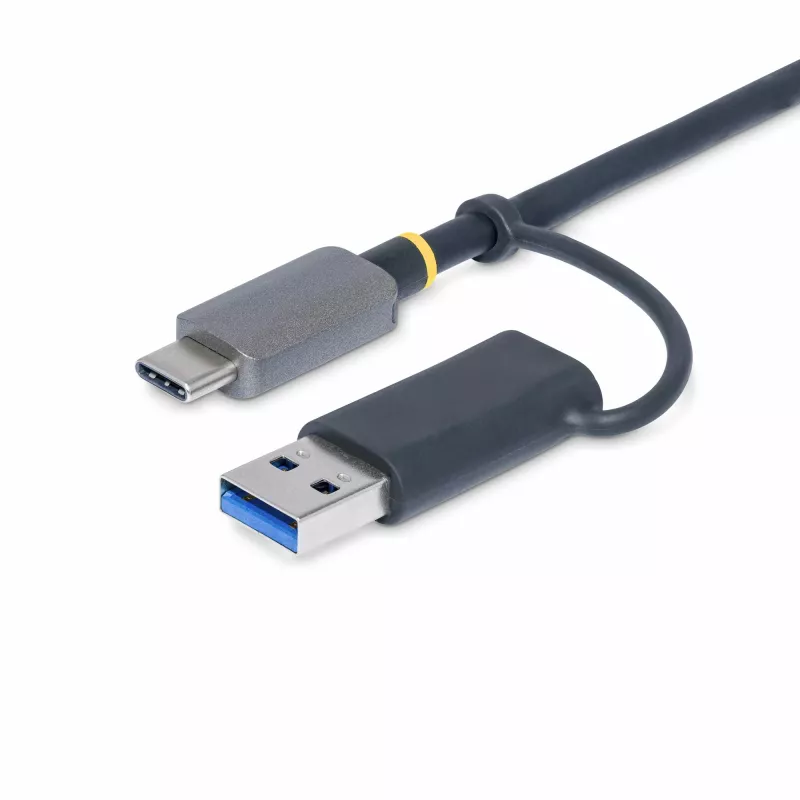 StarTech.com FCREADMICRO3V2 USB 3.0 kelių formatų atminties kortelių skaitytuvas, SD/microSD/CompactFlash, USB-C su USB-A adapteriu, 5 Gbps