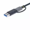 StarTech.com FCREADMICRO3V2 USB 3.0 kelių formatų atminties kortelių skaitytuvas, SD/microSD/CompactFlash, USB-C su USB-A adapteriu, 5 Gbps