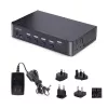 StarTech.com 4 prievadų DisplayPort KVM jungiklis, 8K 60Hz / 4K 144Hz, vienas ekranas, DP 1.4, 2x USB 3.0 prievadai, 4x USB 2.0 HID prievadai, mygtukinis ir klavišų perjungimas, TAA atitikimas