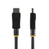 StarTech.com 5 m DisplayPort 1.2 kabelis - 4K x 2K Ultra HD VESA sertifikuotas DP-DP kabelis monitoriui su fiksavimo jungtimis