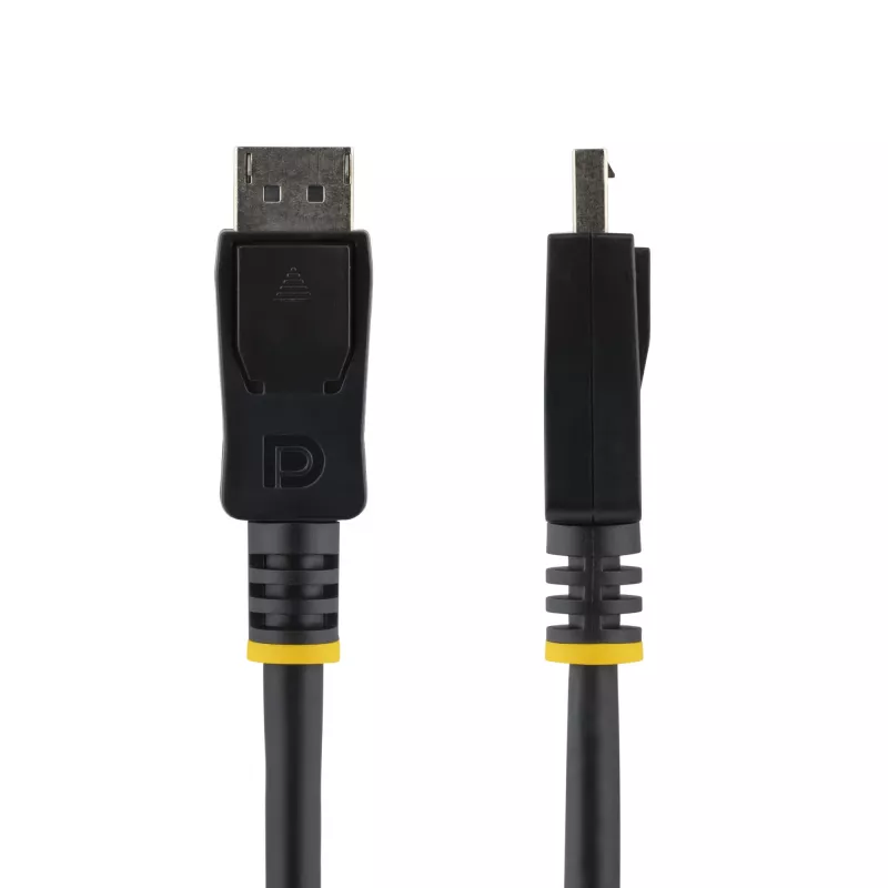 StarTech.com 5 m DisplayPort 1.2 kabelis - 4K x 2K Ultra HD VESA sertifikuotas DP-DP kabelis monitoriui su fiksavimo jungtimis
