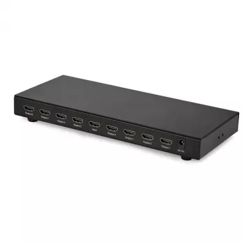 StarTech.com 8 prievadų HDMI skirstytuvas 4K 60Hz, HDMI, 8x HDMI, 3840 x 2160 pikselių, juoda, 4K Ultra HD, 60 Hz