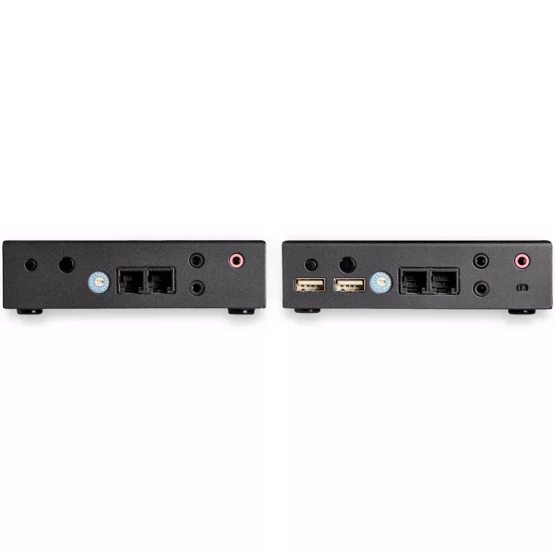 StarTech.com HDMI KVM prailgintuvas per IP tinklą – 4K 30Hz HDMI 2.0 ir USB per IP LAN arba Cat5e/Cat6 Ethernet kabeliu (100m/330ft) – Nuotolinio KVM jungiklio/konsolės siųstuvas-imtuvas rinkinys