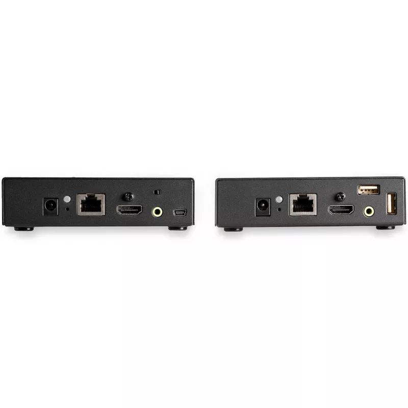 StarTech.com HDMI KVM prailgintuvas per IP tinklą – 4K 30Hz HDMI 2.0 ir USB per IP LAN arba Cat5e/Cat6 Ethernet kabeliu (100m/330ft) – Nuotolinio KVM jungiklio/konsolės siųstuvas-imtuvas rinkinys
