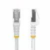 StarTech.com 2 m baltas CAT8 Ethernet kabelis, RJ45, 25G/40G, 2000 MHz, 100 W PoE++, S/FTP, 26 AWG gryna varinė viela, LSZH, ekranuotas tinklo pataikymo laidas su įtempimo mažinimo elementais, individualiai išbandytas