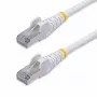 StarTech.com 3 m baltas CAT8 eterneto kabelis, apsaugotas nuo užkabinimo, RJ45, 25G/40G, 2000 MHz, 100W PoE++, S/FTP, 26AWG gryna vario viela, LSZH, ekranuotas tinklo laidininkas su įtempimo mažinimo elementais, individualiai išbandytas