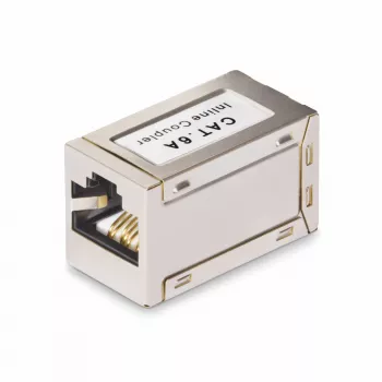 StarTech.com ekranuotas RJ45 jungiklis, Cat6a prailginimo mova, moteriškas į moterišką (F/F) T568B, ekranuotas eterneto kabelio prailginimas