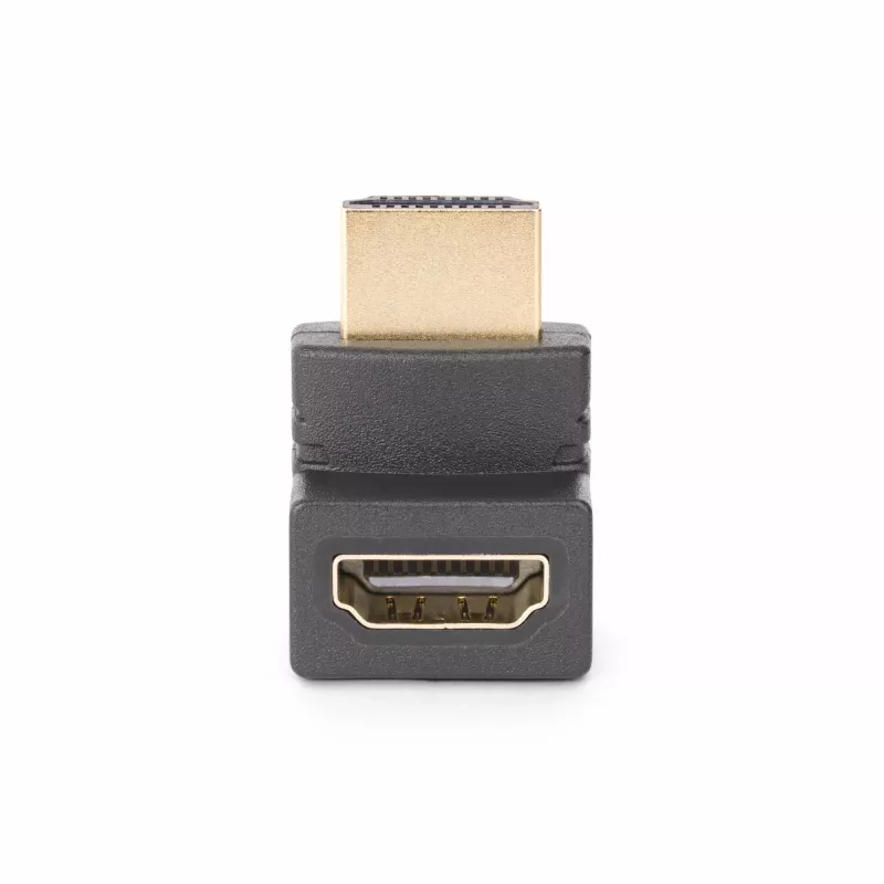 StarTech.com Žemyn Krypties HDMI 2.0 Adapteris, Kištukas į Lizdą, Vertikalus 90 laipsnių Kampinis HDMI Prievado Išsaugotojas, 4K 60Hz, Aukštos Spartos HDMI Jungties Prailginimas, M/F