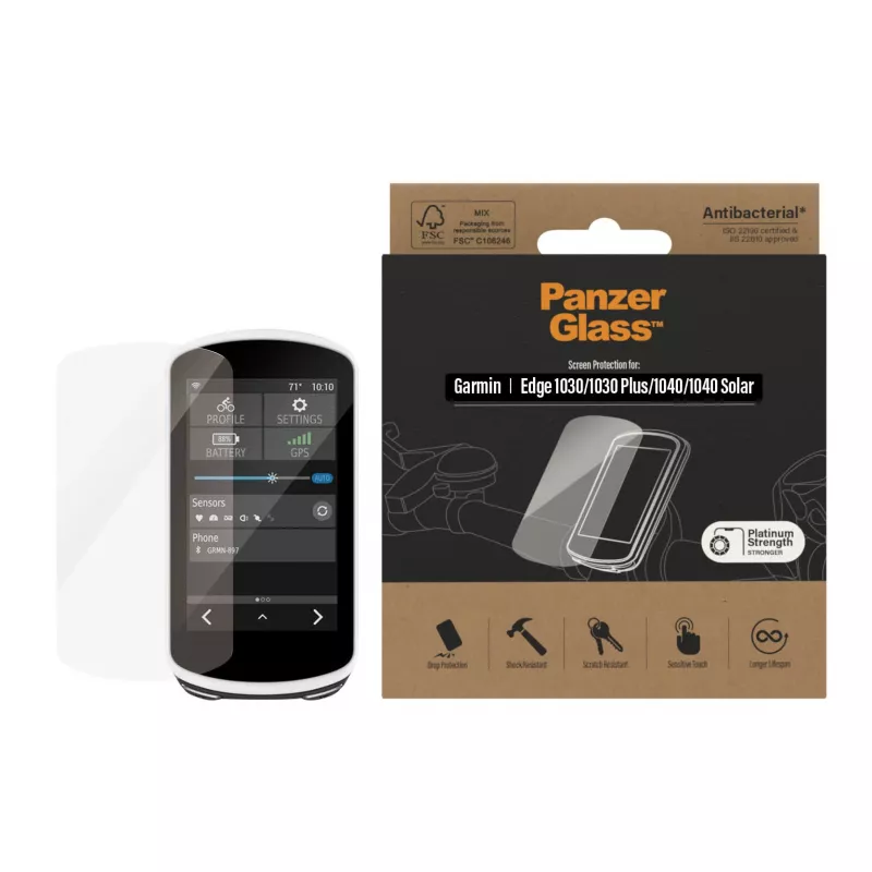 PanzerGlass apsauginis stiklas Garmin Edge 1030 1040, Anti-Glare, grūdintas