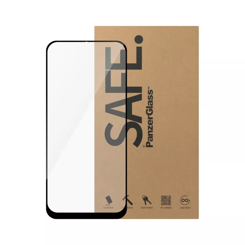 PanzerGlass SAFE. by® Apsauginis stiklas Samsung Galaxy A30 | A50 | A30s | A50s | M21 | M31 | M21s | M31s | Ultra-Wide Fit | BULK