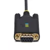 StarTech.com 2 m USB į Null Modem serijinį adapterio kabelį, COM išlaikymas, FTDI, USB-A į DB9 RS232, keičiami DB9 varžtai/veržlės, Windows/macOS/Linux