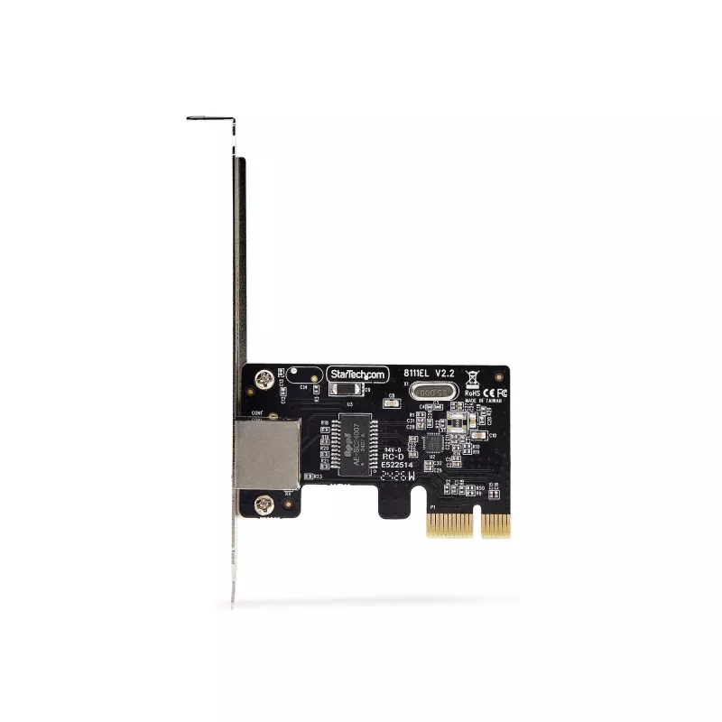 StarTech.com 1 prievado Gigabit PCIe tinklo adapterio kortelė, 10/100/1000Mbps PCI Express LAN kortelė, NIC, Realtek RTL8111H, veikia su Windows ir Linux, TAA atitinkanti