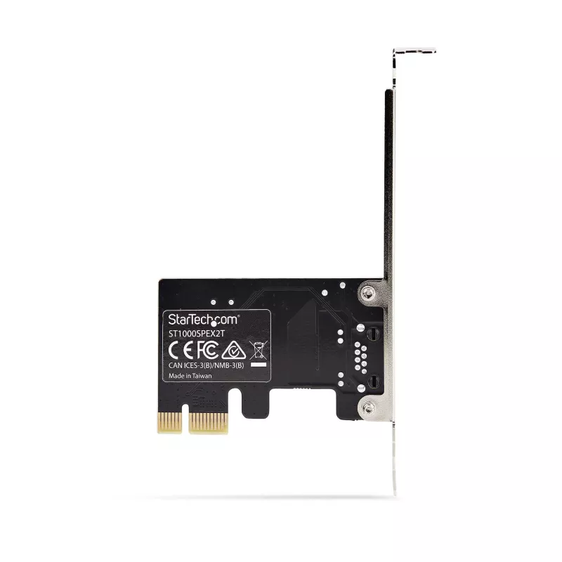 StarTech.com 1 prievado Gigabit PCIe tinklo adapterio kortelė, 10/100/1000Mbps PCI Express LAN kortelė, NIC, Realtek RTL8111H, veikia su Windows ir Linux, TAA atitinkanti