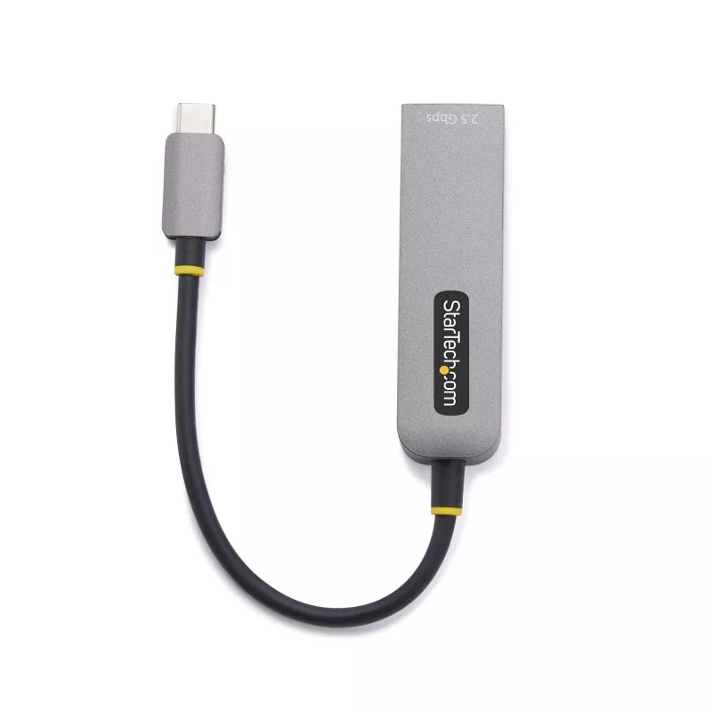 StarTech.com USB-C iki Ethernet adapteris 2,5GbE, 100W PD perdavimas, NBASE-T NIC, USB 3.0 Type-C 2,5/1G kelių greičių tinklas, suderinamas su Thunderbolt, Windows ir Mac