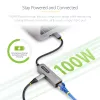 StarTech.com USB-C iki Ethernet adapteris 2,5GbE, 100W PD perdavimas, NBASE-T NIC, USB 3.0 Type-C 2,5/1G kelių greičių tinklas, suderinamas su Thunderbolt, Windows ir Mac