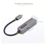 StarTech.com USB-C į Ethernet adapteris, 100W PD pralaidumas, USB 3.0, 1 Gbps, Thunderbolt suderinamas