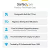 StarTech.com 4 prievadų kelių įrenginių USB-C įkroviklis, 240W bendra, vienas prievadas 140W EPR, PD 3.1, sraigtiniai fiksavimo prievadai, skirtas posėdžių salėms, su laikikliu montavimui ant paviršiaus