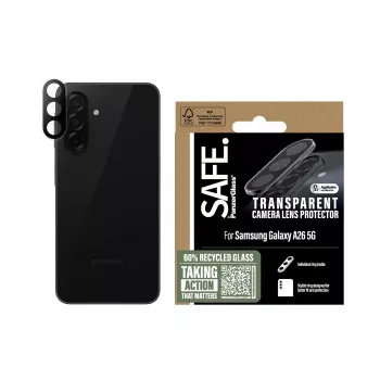 Kameros objektyvo apsauga PanzerGlass Samsung Galaxy A26 5G permatoma, atspari įbrėžimams ir smūgiams