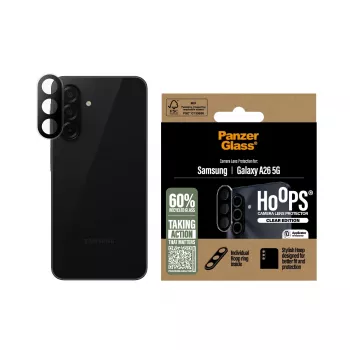 PanzerGlass kameros objektyvo apsauga Samsung Galaxy A26 5G atspari įbrėžimams ir smūgiams
