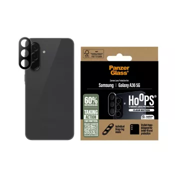 PanzerGlass Samsung Galaxy A36 5G fotoaparato objektyvo apsauga nuo įbrėžimų ir smūgių