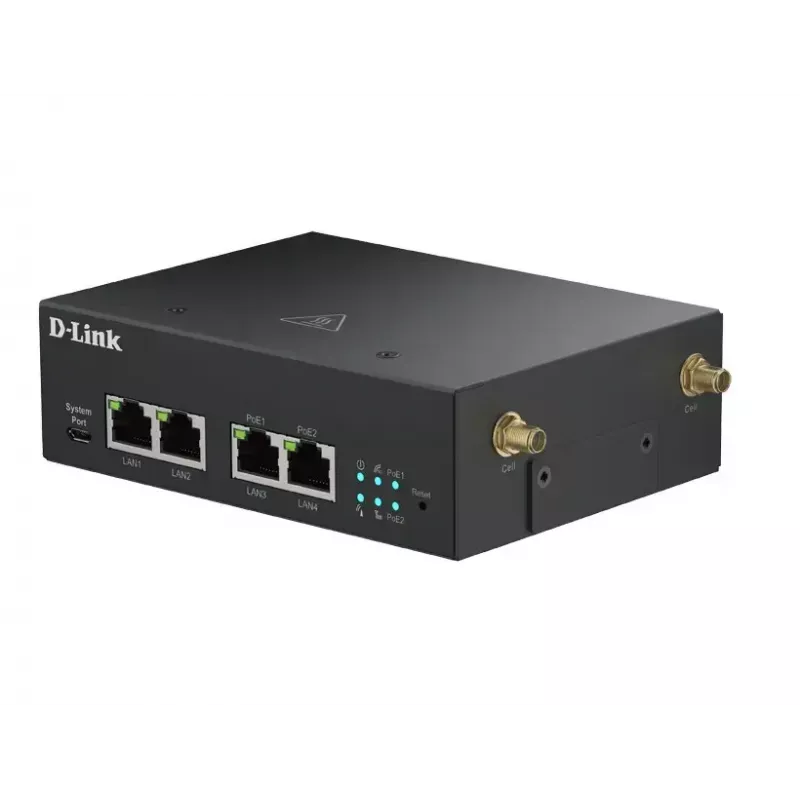 5G modemas D-Link DWM-314-GP su 5G NR, LTE atsarginiu ryšiu ir Ethernet WAN prievadu