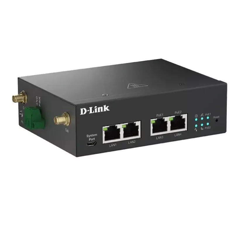 5G modemas D-Link DWM-314-GP su 5G NR, LTE atsarginiu ryšiu ir Ethernet WAN prievadu