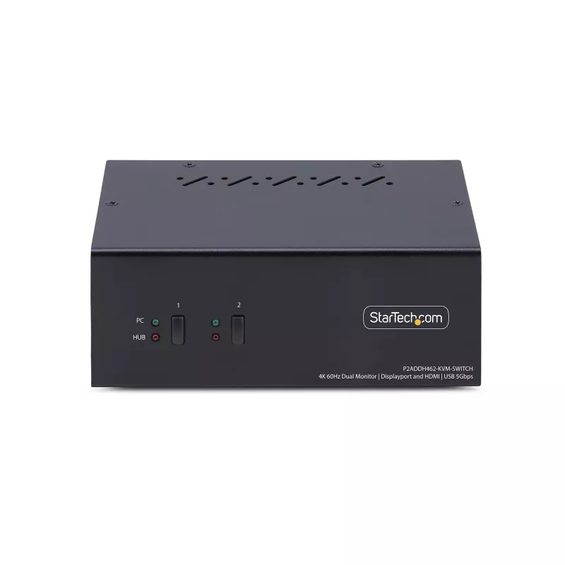 StarTech.com P2ADDH462-KVM-SWITCH KVM jungiklis juodas