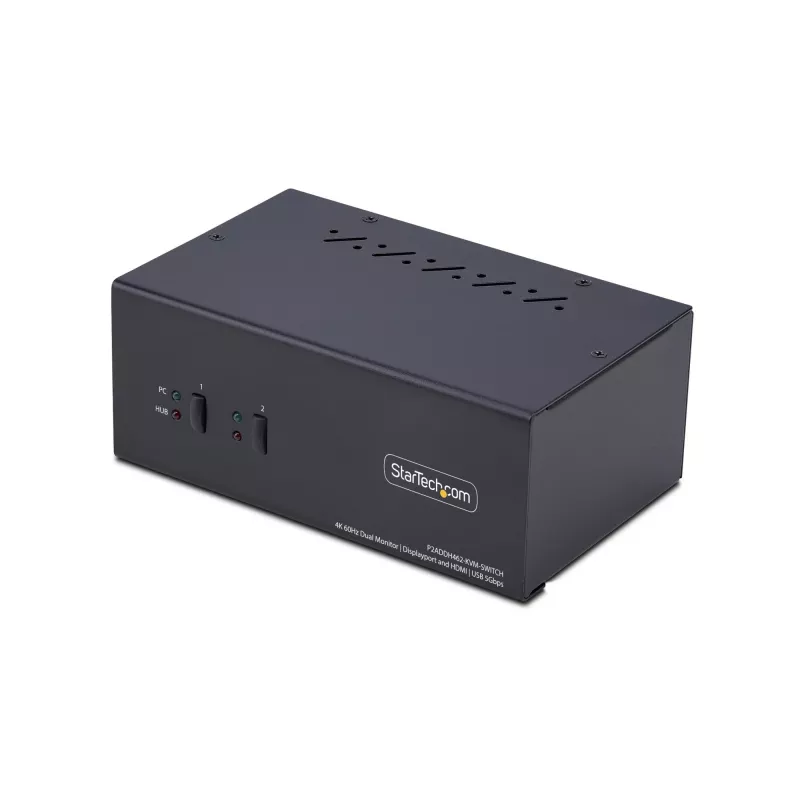 StarTech.com P2ADDH462-KVM-SWITCH KVM jungiklis juodas