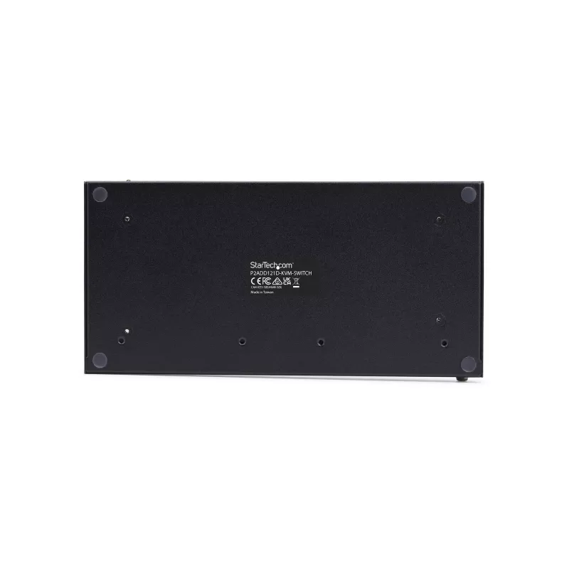 StarTech.com 2 prievadų dviejų monitorių DisplayPort KVM jungiklis su dvigubo vaizdo matrica, 4K 60Hz, 4 USB šakotuvų prievadai, perjungimas klavišais, DP 1.2 matricos KVM, TAA atitikmuo