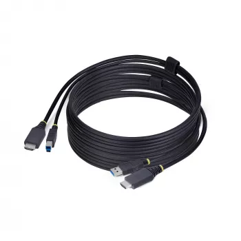 StarTech.com 10ft (3m) HDMI ir USB 5Gbps KVM kabelis, 4K 60Hz, HDMI 2.0 ir USB kombinuotas kabelis KVM jungikliams