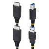 StarTech.com 10ft (3m) HDMI ir USB 5Gbps KVM kabelis, 4K 60Hz, HDMI 2.0 ir USB kombinuotas kabelis KVM jungikliams