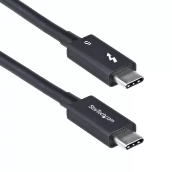 StarTech.com 2,6 pėdų (80 cm) Thunderbolt 5 laidas, 80 Gbps / iki 120 Gbps, 240 W PD, 8K 60 Hz, sertifikuotas Thunderbolt laidas – suderinamas su Thunderbolt 4 / USB4 / USB-C