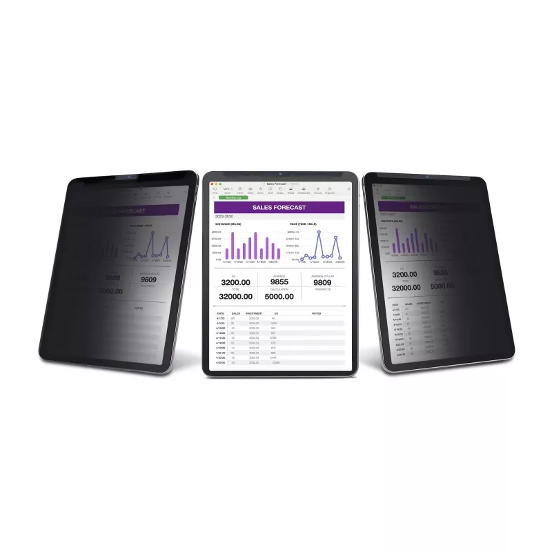 StarTech.com 4 krypčių privatumo ekrano apsauga, skirta 12,9 colių iPad Pro (3 kartos ir naujesniems), portretui / kraštovaizdžiui, liečiama, +/- 30° žiūrėjimo kampas, blokuoja iki 51% mėlynos šviesos, matinis paviršius