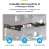 StarTech.com 4 prievadų USB Type-C PCIe kortelė, USB 3.2 10Gbps, USB-C PCI Express plėtinio kortelė, 4 nepriklausomi USB valdikliai, Windows/Linux/macOS, TAA atitinkanti