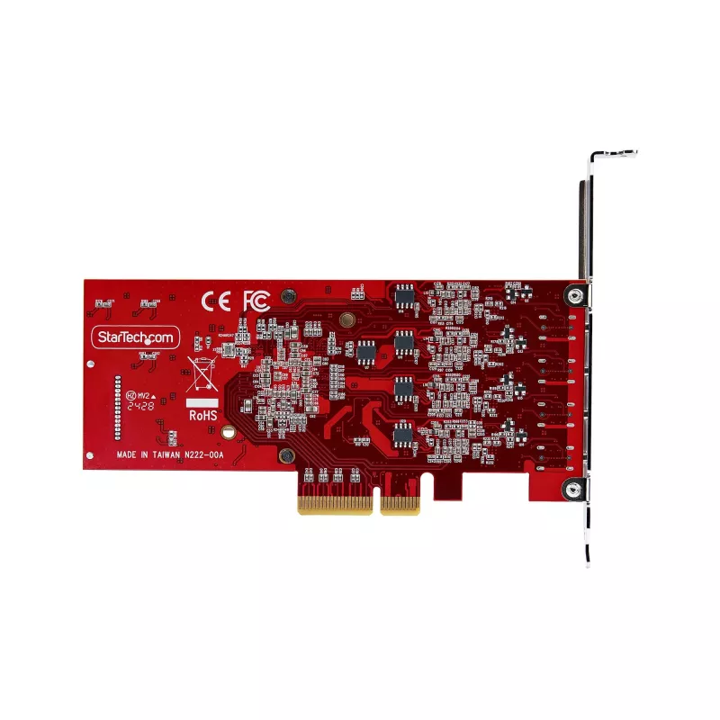 StarTech.com 4 prievadų USB Type-C PCIe kortelė, USB 3.2 10Gbps, USB-C PCI Express plėtinio kortelė, 4 nepriklausomi USB valdikliai, Windows/Linux/macOS, TAA atitinkanti