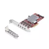 StarTech.com 4 prievadų USB Type-C PCIe kortelė, USB 3.2 10Gbps, USB-C PCI Express plėtinio kortelė, 4 nepriklausomi USB valdikliai, Windows/Linux/macOS, TAA atitinkanti