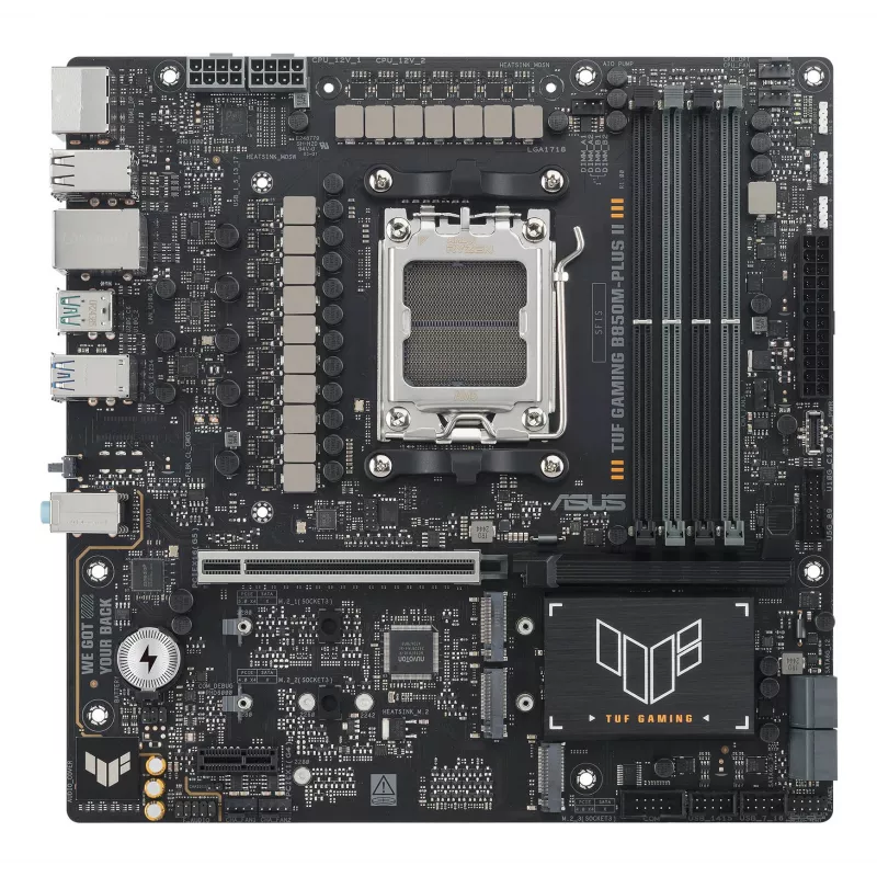 Motininė plokštė ASUS TUF GAMING B850M-PLUS II AMD B850 Socket AM5 micro ATX