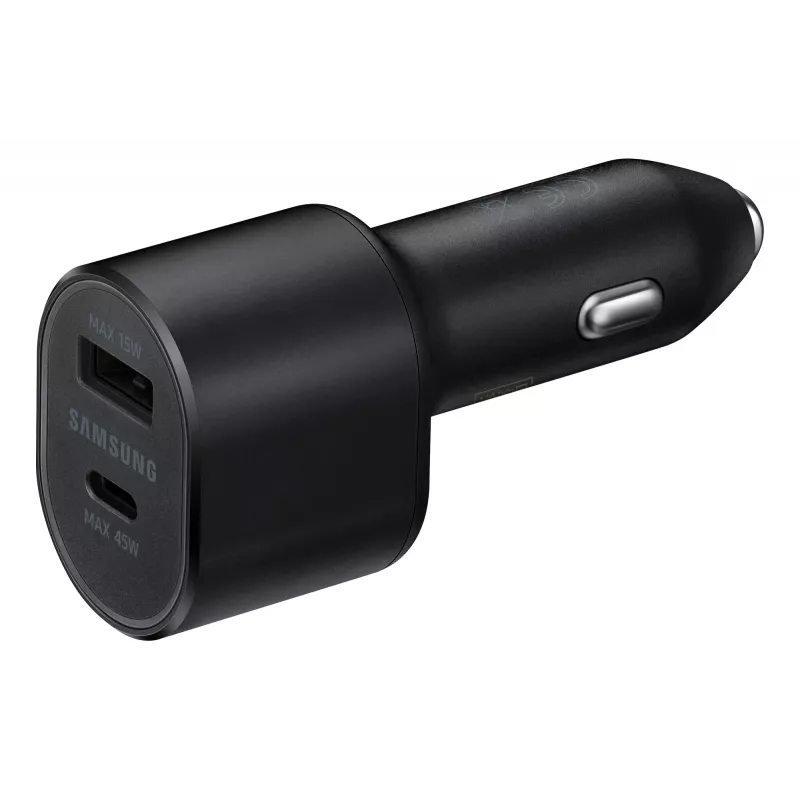 Samsung EP-L5300XBEGWW automobilinis įkroviklis, juodas, su USB-C laidu, 60 W, greitas įkrovimas