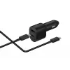 Samsung EP-L5300XBEGWW automobilinis įkroviklis, juodas, su USB-C laidu, 60 W, greitas įkrovimas