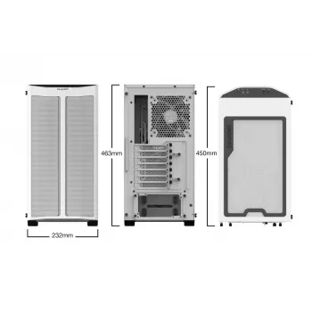 be quiet! Pure Base 500DX White – Midi Tower korpusas baltas