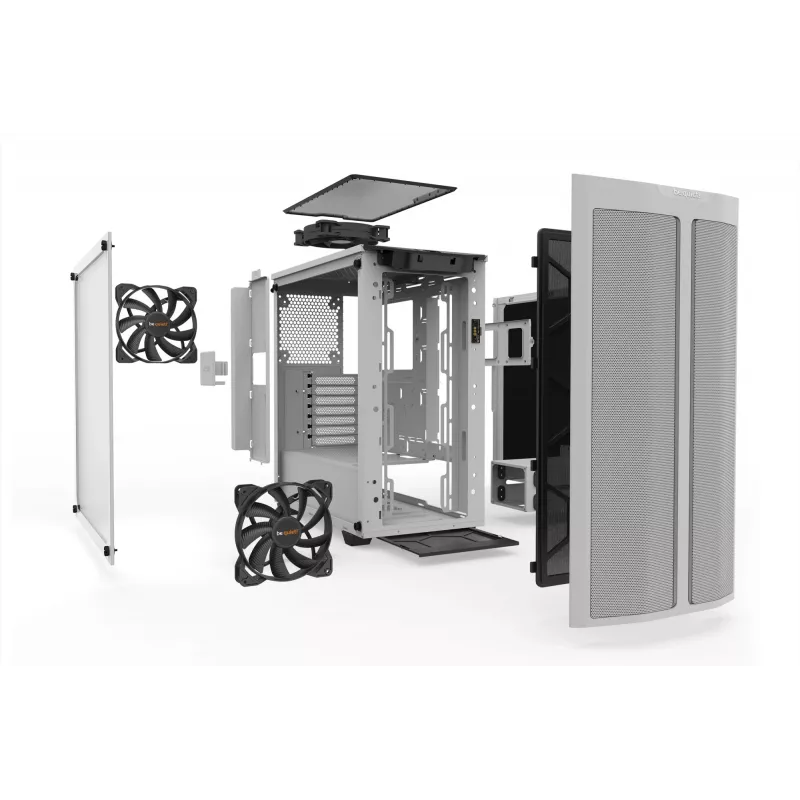 be quiet! Pure Base 500DX White – Midi Tower korpusas baltas