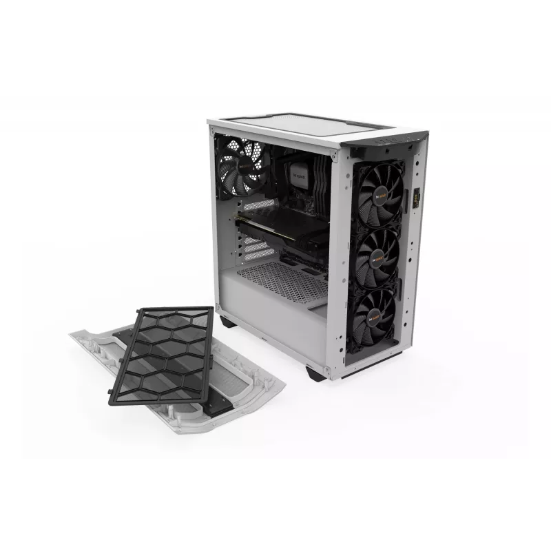be quiet! Pure Base 500DX White – Midi Tower korpusas baltas