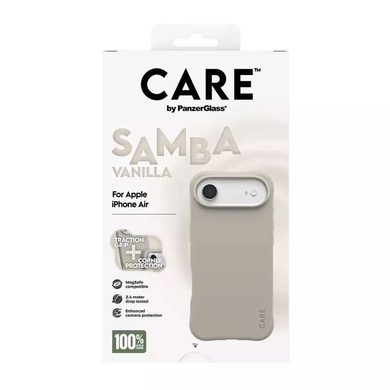Dėklas PanzerGlass CARE Fashionable Case Samba Vanilla MagSafe iPhone 17 Air